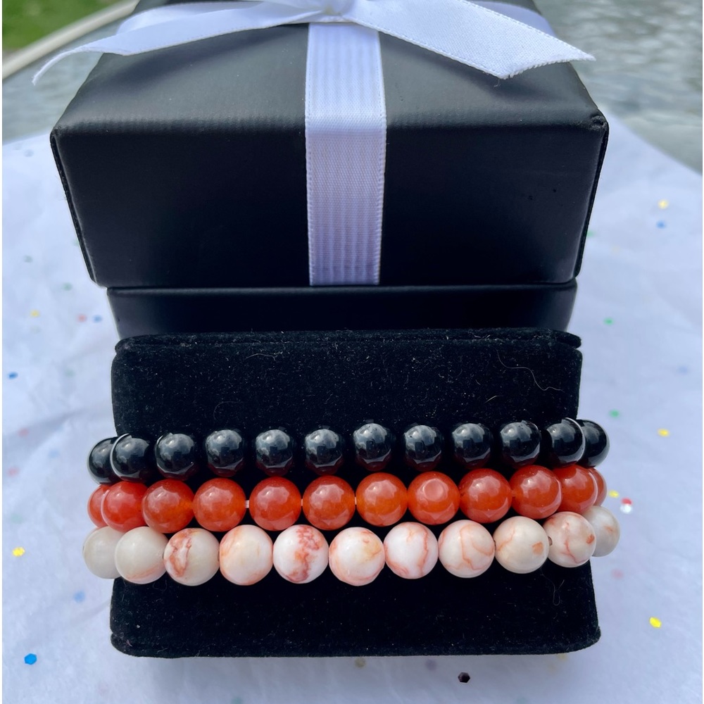 BOGO FREE Set of 3 Natural Healing Stone Bracelets 💝